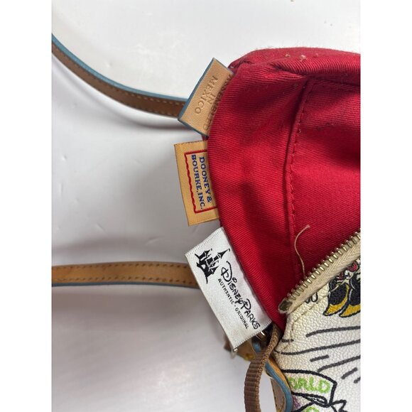 Dooney & Bourke Disney Parks White Crossbody Bag With Mickey & Friends Print - Picture 3 of 8